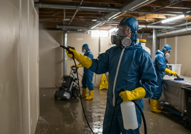 Basement Sanitization and Antimicrobial Treatment process in Walworth County, SD